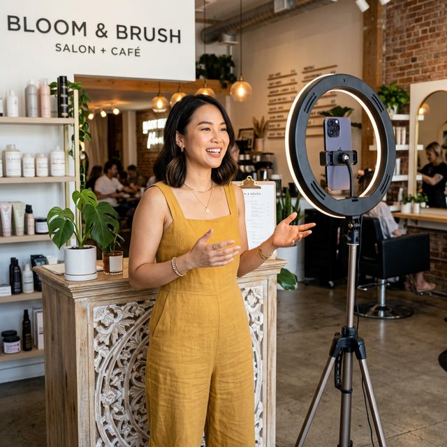 เจ้าของร้านถ่ายคลิปวิดีโอสั้นดึงลูกค้า