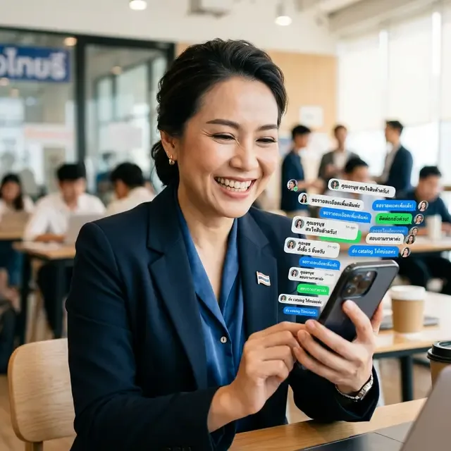 ลูกค้าทักแชท